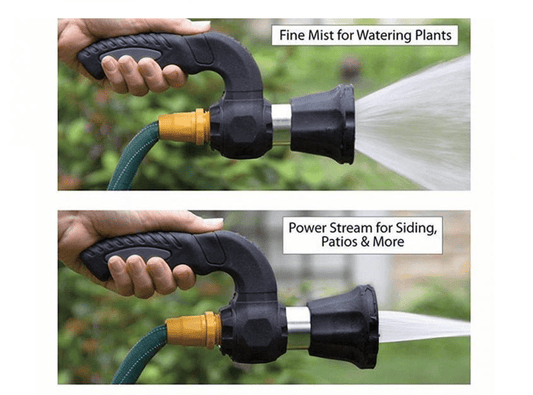 Mighty Power Hose Blaster Nozzle Lawn Garden Car Washing - Krosscanada