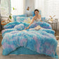 Mink Velvet Four - piece Printing Thickened Warm Bedding - Krosscanada