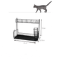 Multi - function kitchen storage rack double - layer tableware dish drain rack - Krosscanada