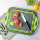 Multifunctional Folding Kitchen Sink Chopping Board, Kitchen Plastic Three - in - one Chopping Board - Krosscanada