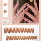 Nail Art Finished Fake Nail Scrub Nail Patch Wearable - Krosscanada