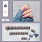 Nail Art Finished Fake Nail Scrub Nail Patch Wearable - Krosscanada