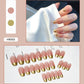 Nail Art Finished Fake Nail Scrub Nail Patch Wearable - Krosscanada