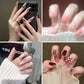 Nail Art Finished Fake Nail Scrub Nail Patch Wearable - Krosscanada