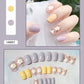 Nail Art Finished Fake Nail Scrub Nail Patch Wearable - Krosscanada