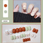 Nail Art Finished Fake Nail Scrub Nail Patch Wearable - Krosscanada