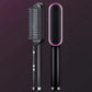New 2 In 1 Hair Straightener Hot Comb Negative Ion Curling Tong Dual - purpose Electric Hair Brush - Krosscanada