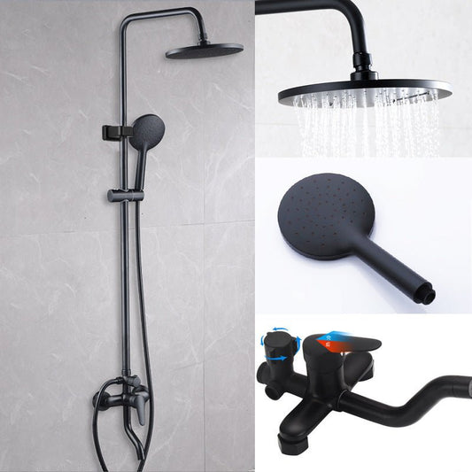 New Black Shower Shower Set Home Copper - Krosscanada