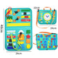 New Busy Book Children's Busy Board Dressing And Buttoning Learning Baby Early Education Preschool Sensory Learning Toy - Krosscanada