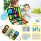 New Busy Book Children's Busy Board Dressing And Buttoning Learning Baby Early Education Preschool Sensory Learning Toy - Krosscanada