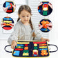 New Busy Book Children's Busy Board Dressing And Buttoning Learning Baby Early Education Preschool Sensory Learning Toy - Krosscanada
