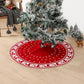 New Christmas Tree Skirt Snowflake Elk Plush Christmas Tree Apron - Krosscanada