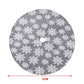 New Christmas Tree Skirt Snowflake Elk Plush Christmas Tree Apron - Krosscanada