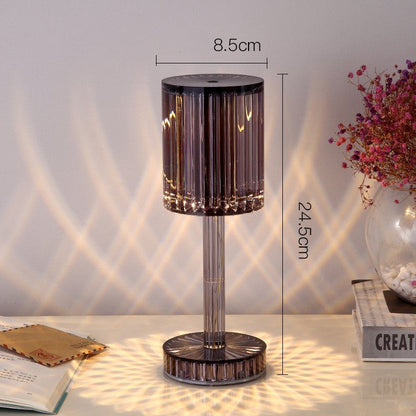 New Crystal Table Lamp Hotel Decoration Diamond Romantic Warm Led For Home Decor Romantic Gift Night Light - Krosscanada
