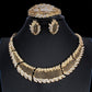 New Fashion Alloy Jewelry Set Necklace And Earrings Four Piece Set - Krosscanada