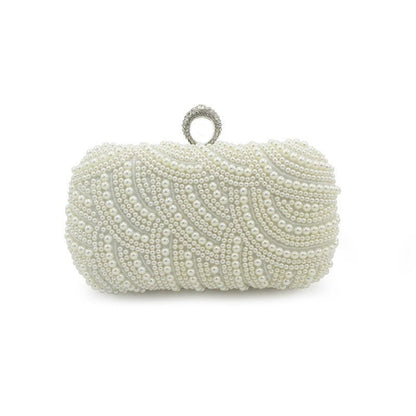 New Fashion Ring Diamond Pearl Banquet Bag - Krosscanada