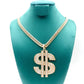 New Hip - hop Nightclub Exaggerated Dollar Symbol Diamond Necklace - Krosscanada