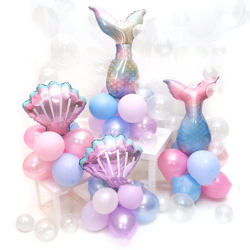 New Mermaid - Themed Birthday Party Latex Balloon Set - Krosscanada