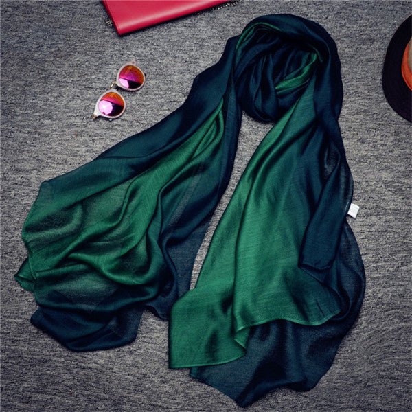 new Silk Scarf Winter Spring Cotton And Linen Pashmina Women - Krosscanada