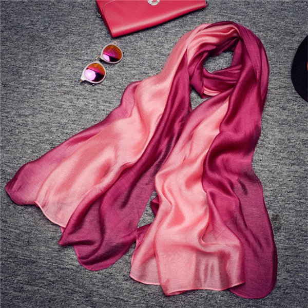 new Silk Scarf Winter Spring Cotton And Linen Pashmina Women - Krosscanada