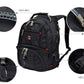 New Swiss Military Army Waterproof Travel Bags Laptop Backpack Multifunctional Large Capacity USB Charging Port Backpack - Krosscanada