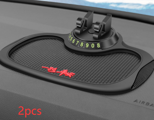 Non - Slip Car Phone Pad For 4 - in - 1 Car Parking Number Card Anti - Slip Mat Auto Phone Holder Sticky Anti Slide Dash Phone Mount - Krosscanada