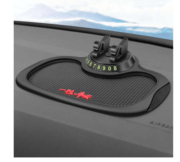 Non - Slip Car Phone Pad For 4 - in - 1 Car Parking Number Card Anti - Slip Mat Auto Phone Holder Sticky Anti Slide Dash Phone Mount - Krosscanada