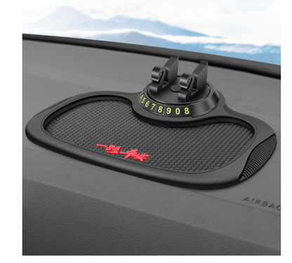 Non - Slip Car Phone Pad For 4 - in - 1 Car Parking Number Card Anti - Slip Mat Auto Phone Holder Sticky Anti Slide Dash Phone Mount - Krosscanada