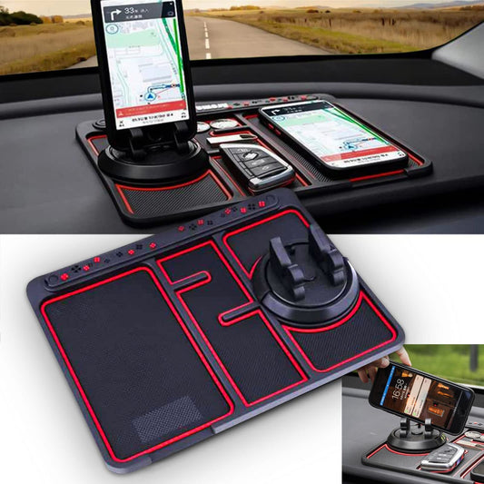 Non - Slip Car Phone Pad For 4 - in - 1 Car Parking Number Card Anti - Slip Mat Auto Phone Holder Sticky Anti Slide Dash Phone Mount - Krosscanada