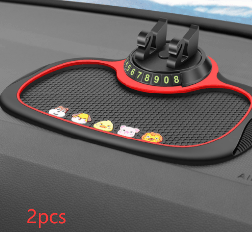 Non - Slip Car Phone Pad For 4 - in - 1 Car Parking Number Card Anti - Slip Mat Auto Phone Holder Sticky Anti Slide Dash Phone Mount - Krosscanada
