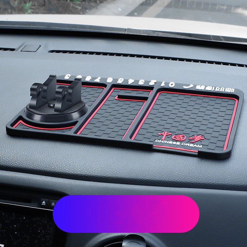 Non - Slip Car Phone Pad For 4 - in - 1 Car Parking Number Card Anti - Slip Mat Auto Phone Holder Sticky Anti Slide Dash Phone Mount - Krosscanada