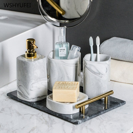 Nordic mouthwash cup bathroom kit set Four - piece toilet set - Krosscanada