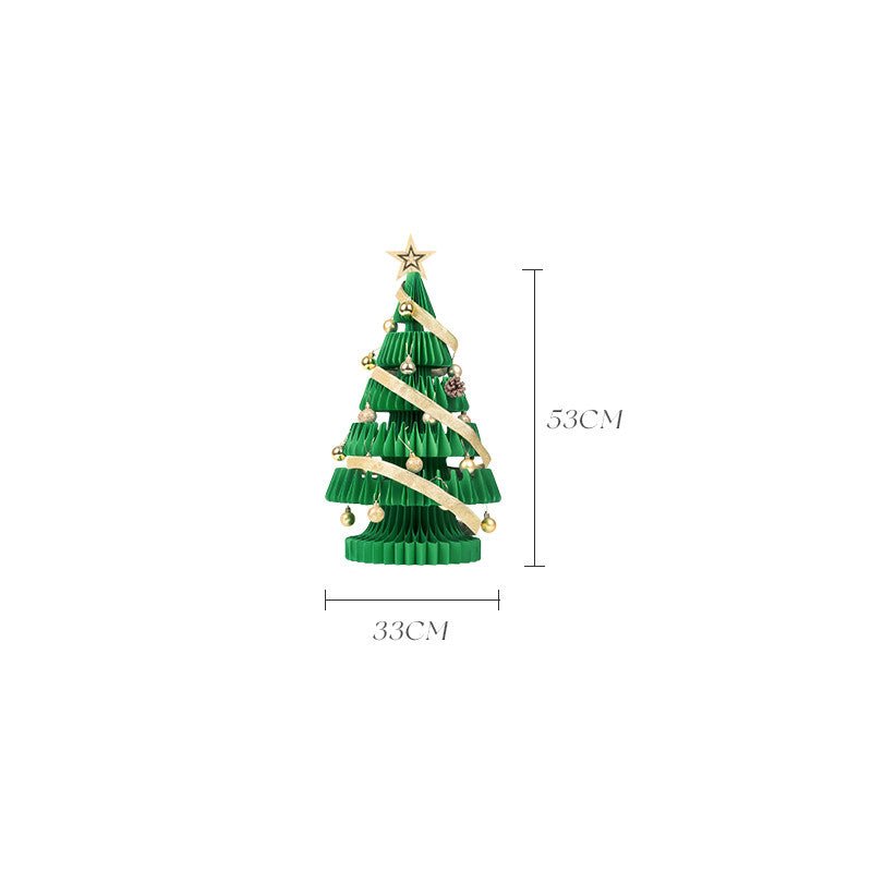 Origami Christmas Tree Decoration Creative Ornaments - Krosscanada