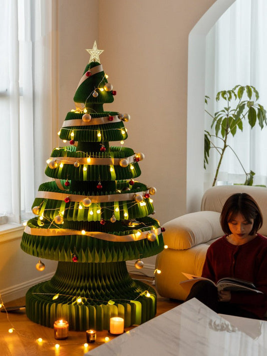 Origami Christmas Tree Decoration Creative Ornaments - Krosscanada