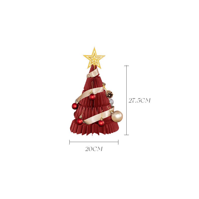 Origami Christmas Tree Decoration Creative Ornaments - Krosscanada