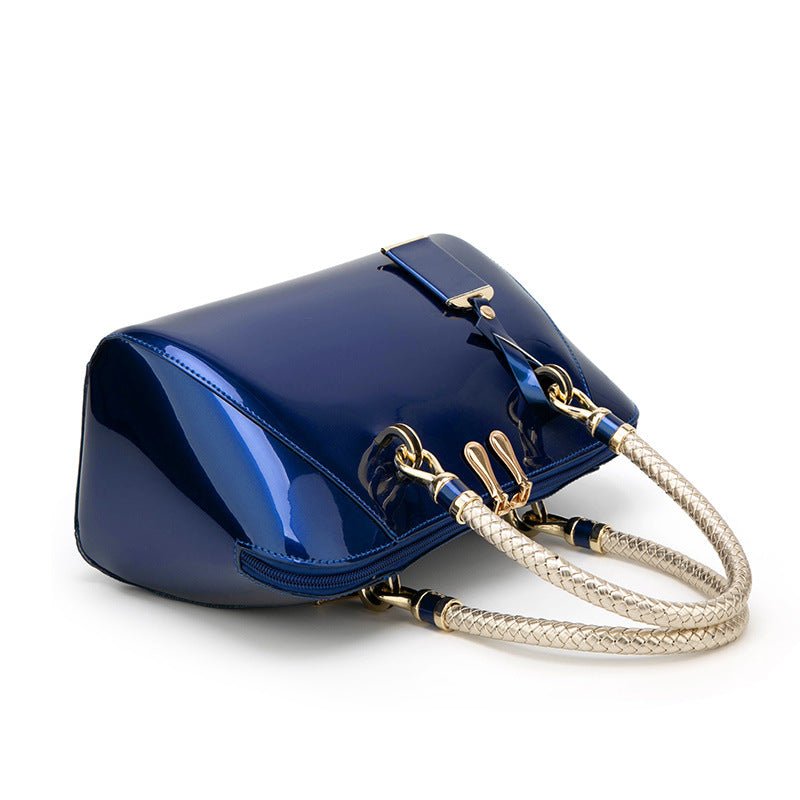 Patent Leather Handbags Shiny Handbag Fashion One - shoulder Diagonal Bag - Krosscanada