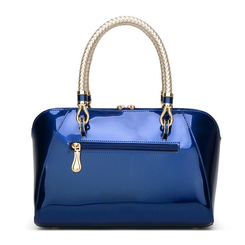 Patent Leather Handbags Shiny Handbag Fashion One - shoulder Diagonal Bag - Krosscanada