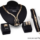 Personalized Fashion Jewelry Set Alloy Necklace Four - piece Set - Krosscanada