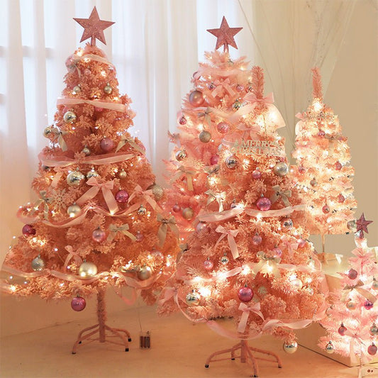 Pink Christmas Tree Decoration Ornaments Christmas Decorations For Home Xmas Happy New Year - Krosscanada