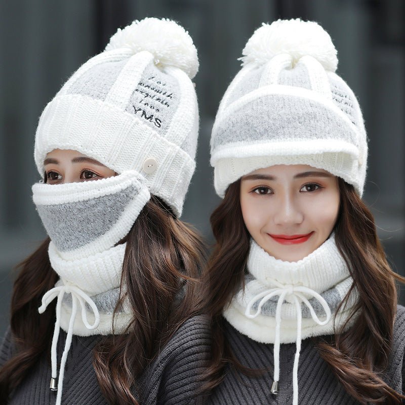 Plush thick winter woolen hat - Krosscanada