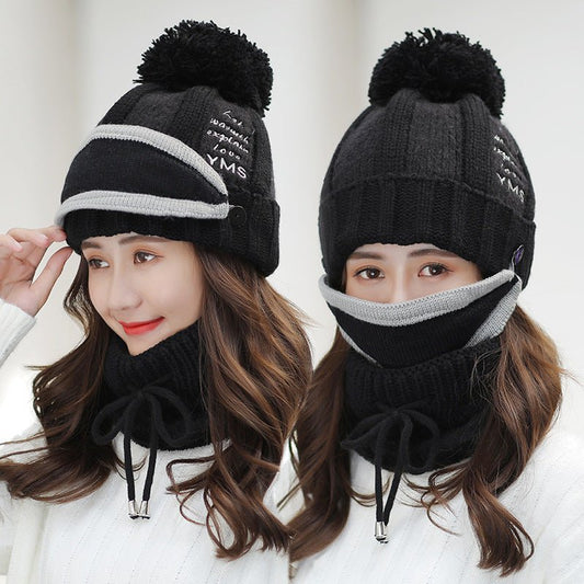Plush thick winter woolen hat - Krosscanada