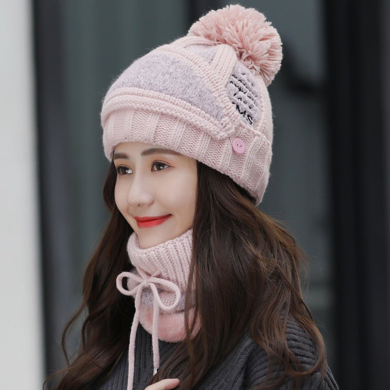 Plush thick winter woolen hat - Krosscanada
