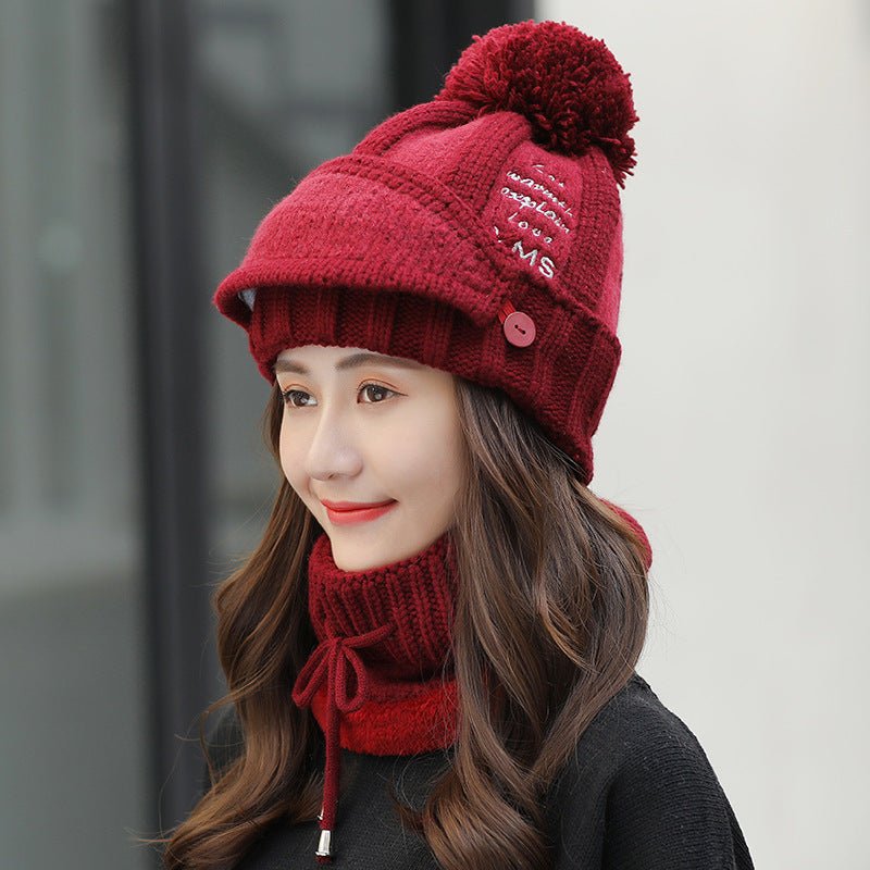 Plush thick winter woolen hat - Krosscanada