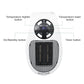 Portable Electric Heater Wall Fan Heater Handy Heating Stove Adjustable Thermostat Radiator Warmer Machine Home Appliance - Krosscanada