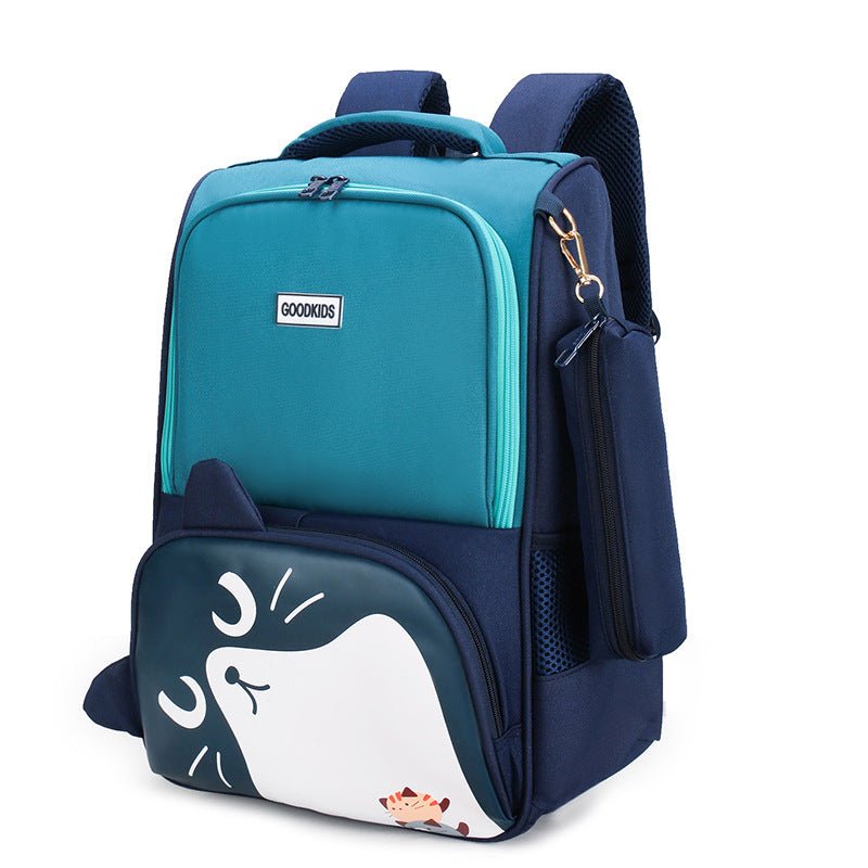 Primary School Schoolbag British College Style Large - capacity Spine Protection Backpack - Krosscanada