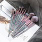 ZZDOG 7/10 High-Quality Professional Makeup Brushes Set Eyeshadow Powder Foundation Eyebrow Blending Cosmetic Beauty Tools Kit - KKscollecation