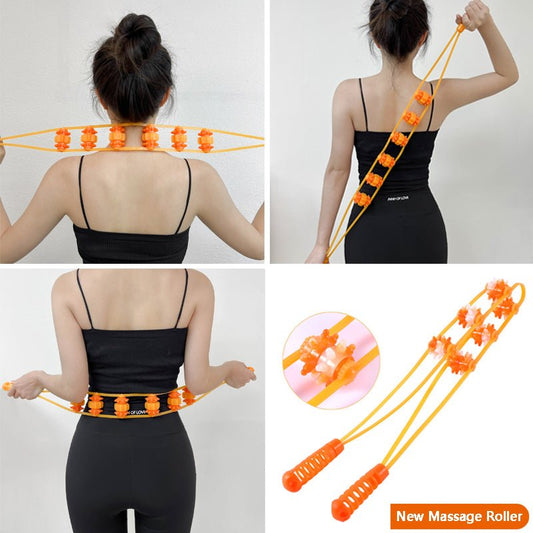 Pull Back Massage Roller Handheld Ball Dredge The Meridian And Relax The Body Ball Back Manual Roller Massage - Krosscanada