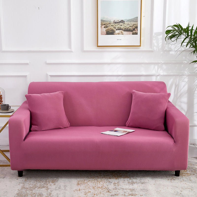 Pure Color Stretch Sofa Cover All - Inclusive Universal Sofa Cover Sofa Cushion Fabric - Krosscanada