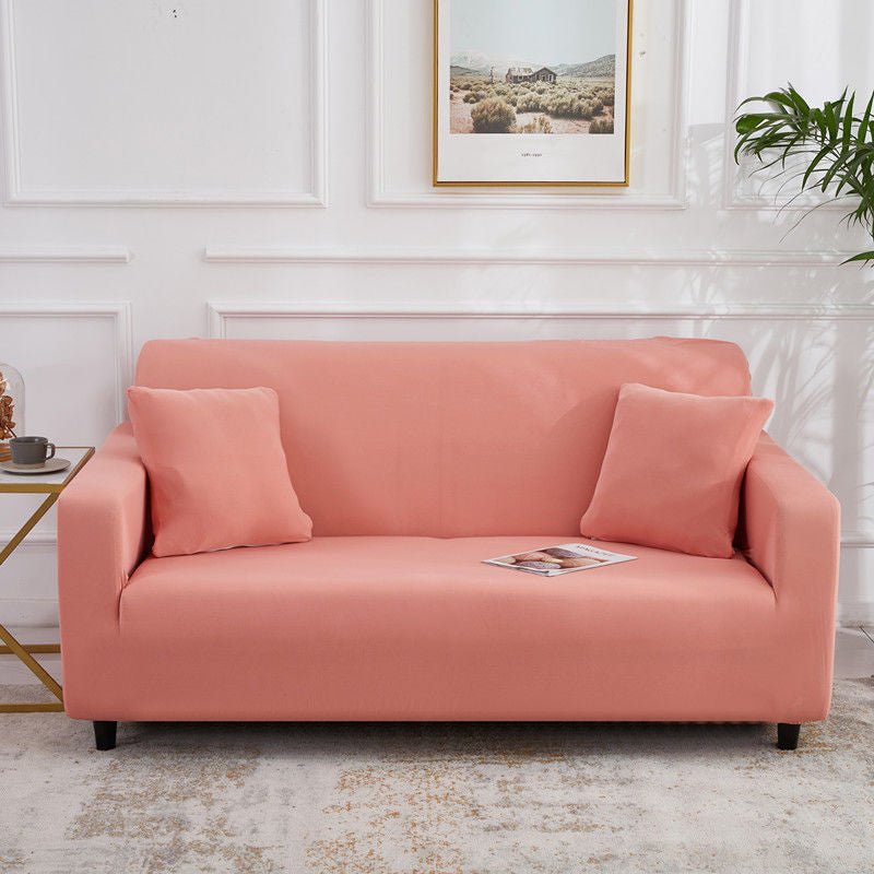 Pure Color Stretch Sofa Cover All - Inclusive Universal Sofa Cover Sofa Cushion Fabric - Krosscanada