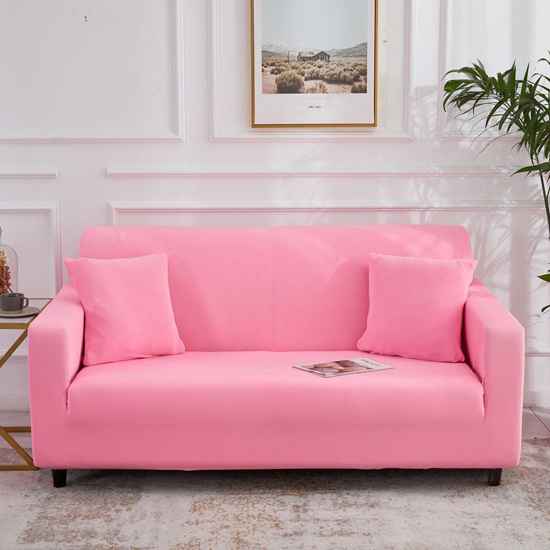 Pure Color Stretch Sofa Cover All - Inclusive Universal Sofa Cover Sofa Cushion Fabric - Krosscanada
